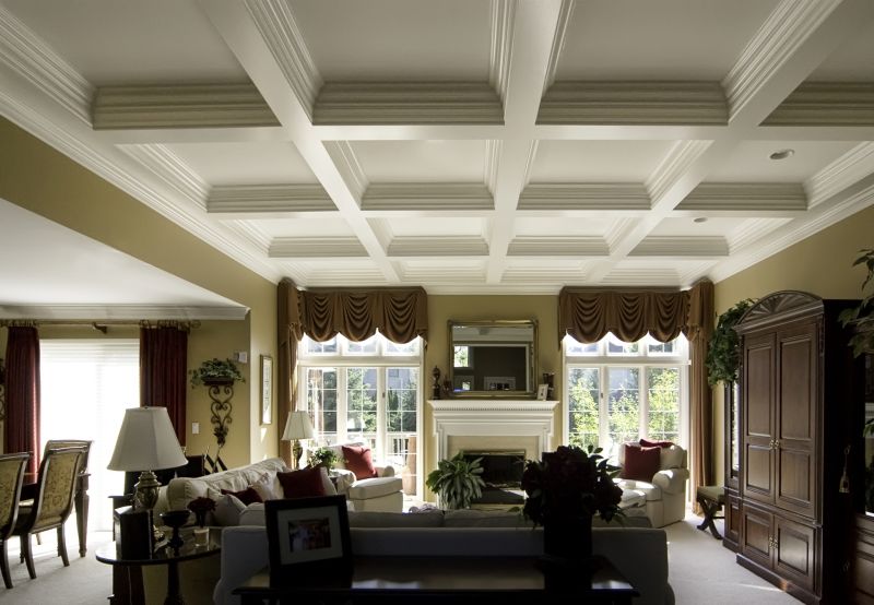 Coffered Ceiling Installation