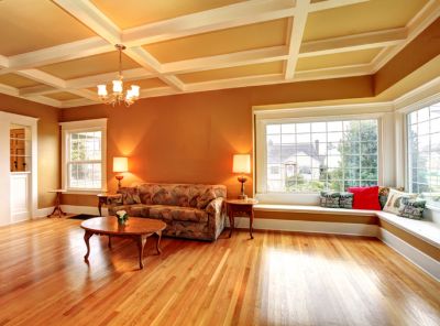 Residential Coffered Ceiling Installation