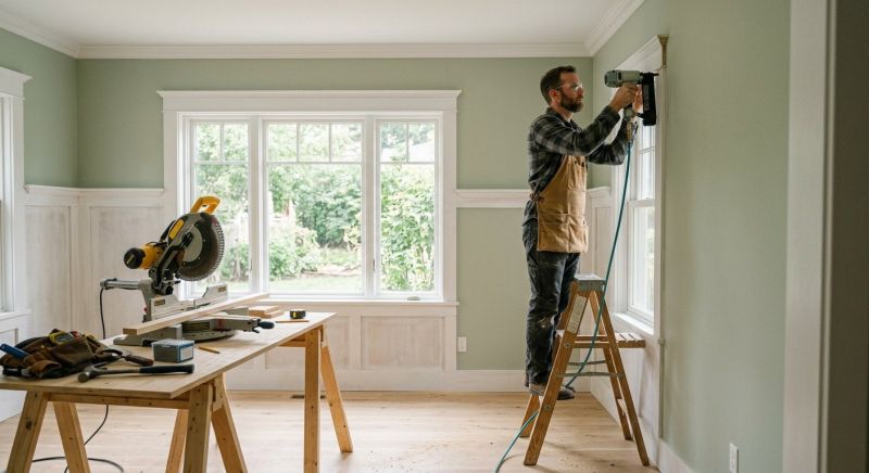 Custom Wood Trim Installation in Wilmington, NC
